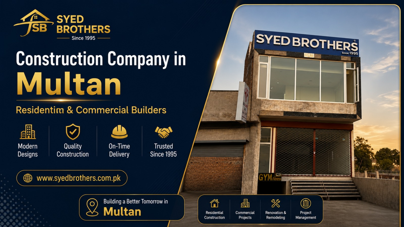 Constrauction Company in Multan